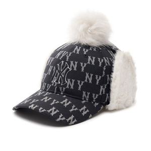 MLB모자 NQK 7AWMM0136-50BKS 클래식 모노그램 자카드 도그이어 플랩