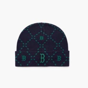 MLB모자 NQK 7ABNMD136-43NYD 다이아 모노그램 자카드 비니