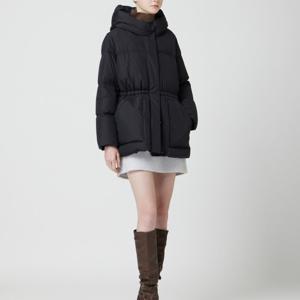 [씨씨콜렉트] 후드 드로우 스트링 하프 구스 다운 C254PSG187