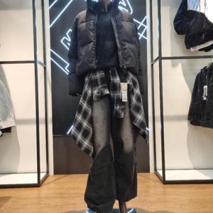 리트머스 HC34 여성 숏 푸퍼 웰론 파카 LP4JF806