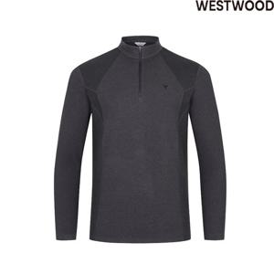 [웨스트우드]남성 겨울 프린트 집업 기모티셔츠 WO4MTTS343