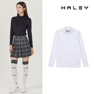 보스케 여성 봄 가을 골프웨어 골프 기본 하프넥 긴팔 티셔츠 LB251147