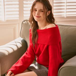 [포커스]윈터 오프숄더 울니트 PBBF5W1KT2370