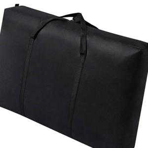 이사 가방 180L 블랙 부직포 이불수납함 대용량