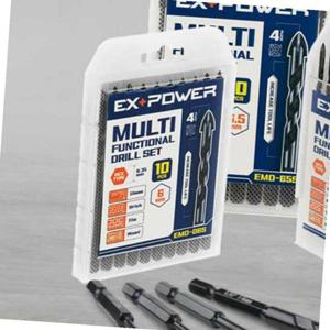 육각 만능 드릴비트 세트 블랙 EMD-06S 10PCS