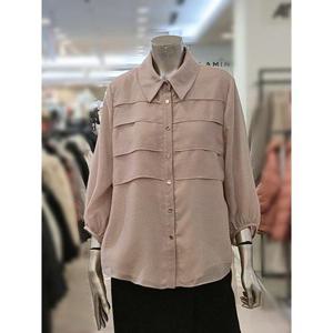 미니멈 세이브존03 미니멈 7부소매 벌룬 블라우스 AGMZCGWB7940A