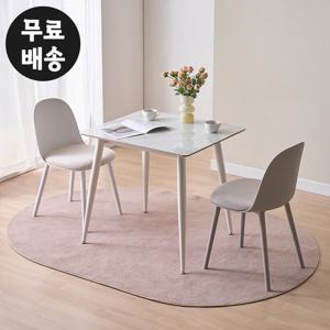 레온 세라믹 식탁 세트 2인용 주방 셋트 원룸 화이트