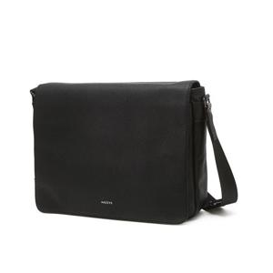 [헤지스]헤지스 블랙 소프트 가죽 메신저 크로스백 WUBA4F803BK