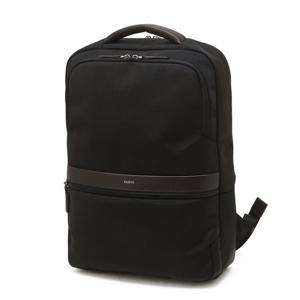 [헤지스]헤지스 블랙 가죽배색 나일론 백팩 WUBA4F930BK