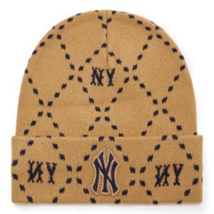 MLB모자 NQK 7ABNMD136-50BGS 다이아 모노그램 자카드 비니