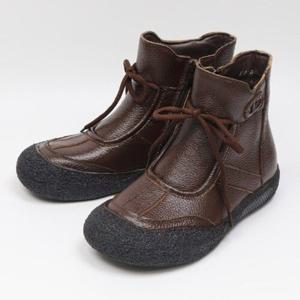 [잇백잇슈]끈장식앵클가죽부츠 깔끔 예쁜 일상 외출 데일리 여성