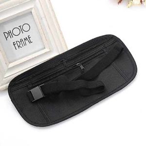 검정 여행용 슬림 복대 소매치기 방지 가방 여행