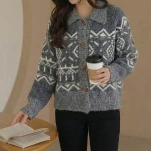 [에이시크] 몽블랑 노르딕 토글 가디건 C25DCD114