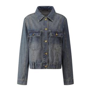 [탱커스]빈티지 포켓 카라 데님 자켓 (TX3JK003L0)