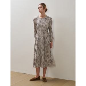 [GGPX]에스닉 라운드넥 퍼프 원피스 (GPCOW035D)