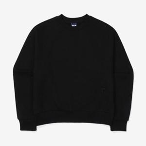 휠라 남여공용 에센셜 라운드 맨투맨 FS2POF3151F_BLK