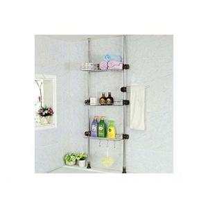 기둥식욕실선반 욕조기둥선반 3단400 욕실선반 화장실선반 기둥식선반