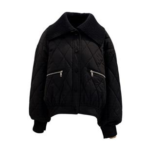 [레코브]카라배색 다이아 패딩 LC61E1PD502X