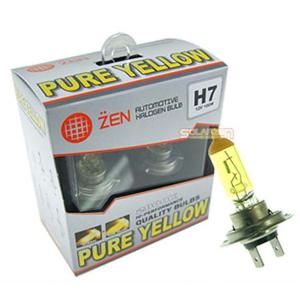 H7 자동차램프 전조등 할로겐전구 퓨어옐로우