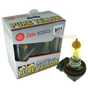 전조등 자동차램프 안개등 H11 할로겐전구 퓨어옐로우