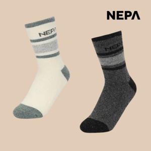네파 남성 여성 기능성 울 양말 충격흡수 보온 장목 삭스 7LF8304