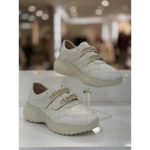 [에스콰이아(여성화)]에스콰이아 여성 착화가 편리한 벨크로 스니커즈 EQEFHZ771WH