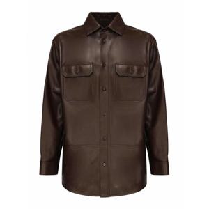 [LOEWE] 라프리마 남성 셔츠 램스킨 나파 H526Y31L503270 Brown /8