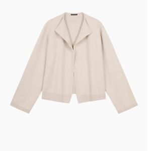 [시슬리]울 블렌드 이중지 숄 가디건   SAKC40561