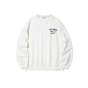 인터크루 남성 카오원포인트아플리케맨투맨 ITZ3TM31AOH (오프화이트)