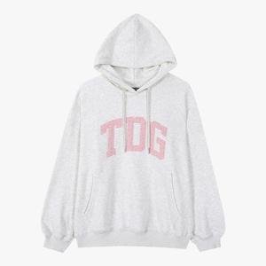 [더데이걸]플라워 포인트 후드 맨투맨티셔츠TGMH25T04