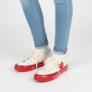 꼼데가르송 남녀공용 플레이 스니커즈 (P1K123 WHITE)