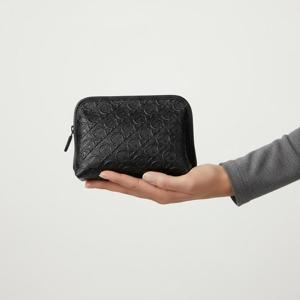 살바토레 페라가모 남성 트래블 슈케어 파우치백 (24 A567 NERO 0736532)