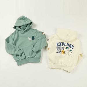 [지프키즈]기모_지프 클래식 캠핑 베어 후드티  KP1THU041