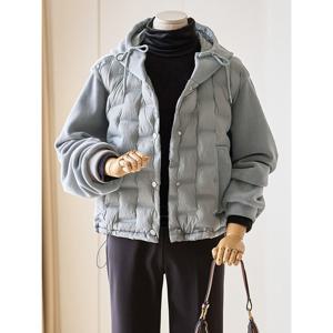 [커스텀에이블]플리스 후드 패딩 점퍼_T2512PD019D