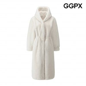 [GGPX] 베이직 후드 비건 퍼 코트 (GPCCT008F)