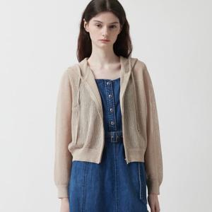 [쥬크]크로쉐 집업 후드 가디건_Z253KSL014