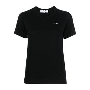 꼼데가르송 스몰 로고 슬림핏 크루넥 티셔츠 AXT064D 1