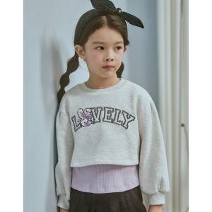 [티파니(정상)]백멜란 레이어드 기모티 T46KAT040