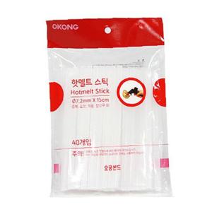 오공 핫멜트 글루건 미니스틱 40개입