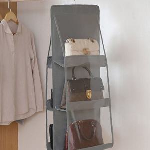 옷걸이형 6칸 가방정리대 2p세트 가방수납