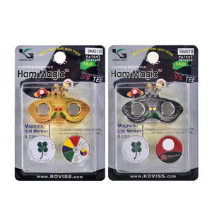 코비스 골프 필드용품 햄매직 홀더 병아리형 각인 볼마커 BM510