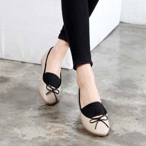 국내제작 2컬러 리본 플랫슈즈 밴딩 플랫 단화 로퍼