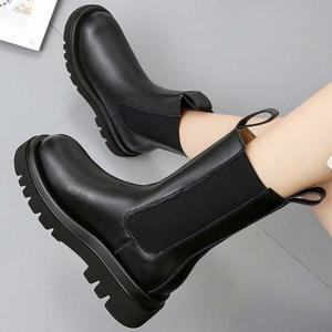 여자 겨울용 첼시부츠 롱워커 데일리 패션 통굽 장화