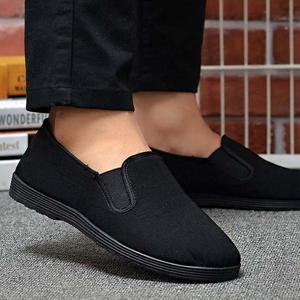 남자방한화 겨울 신발 따뜻한 털 안감 심플 슬립온 슈즈