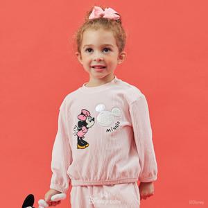 [디즈니베이비]미니오로라포인트기모맨투맨(PINK)79S721051