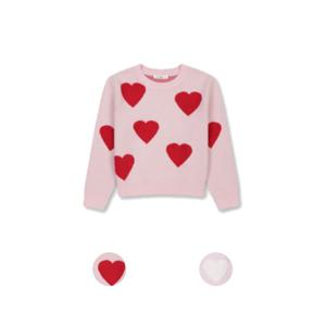 [탑텐키즈]MKF4ER2204 여아) 소프트 터치 패턴 풀오버 스웨터