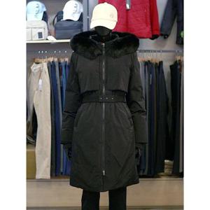 팜스프링스 세이브존03 팜스프링스 여성 골프 겨울 폭스퍼 벨트 덕 패딩 점퍼 ATSWDL244655A