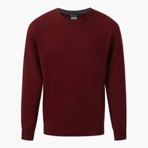 데상트골프티셔츠 VQA DQ31MFKP94-WING 남성 캐시미어 라운드 스웨터 / Wine