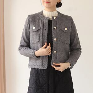 [웬디즈갤러리]골드버튼 자켓 가디건 /레이어드 데일리 외출룩 TCD119