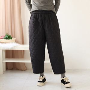 [웬디즈갤러리]라보반 퀼팅 패딩 팬츠 /방한 보온성 와이드핏 TPT126